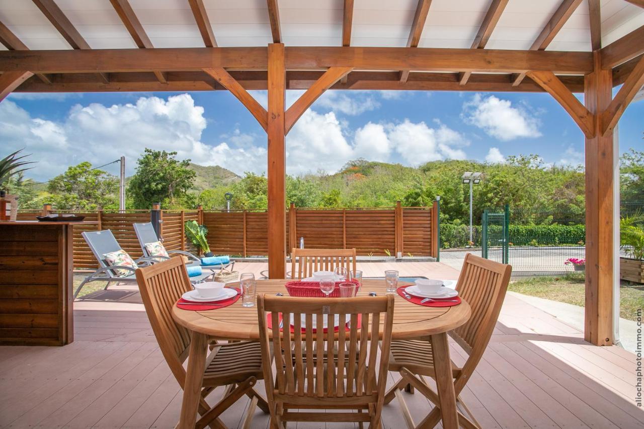 Bungalow Pom 1, Piscine, A 5 Min Des Plages Le Vauclin Kültér fotó