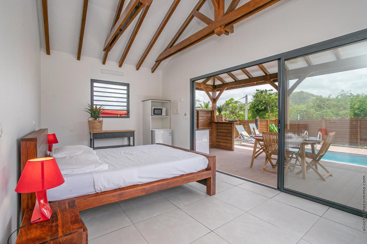 Bungalow Pom 1, Piscine, A 5 Min Des Plages Le Vauclin Kültér fotó